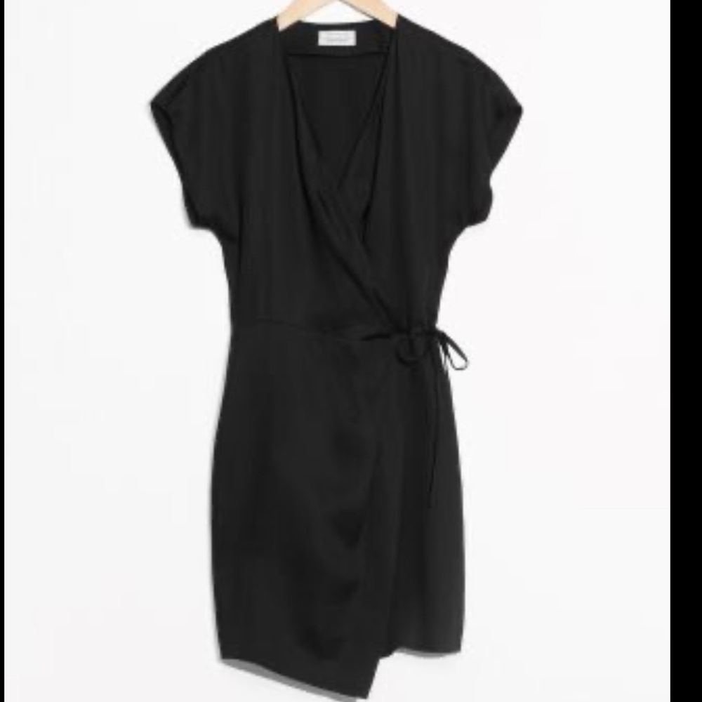 Black Wrap dress - & other stories - Size S